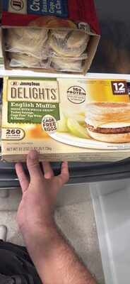 Turkey Sausage, Cage Free Egg White & Cheese English Muffin Sandwiches, Turkey Sausage, Cage Free Egg White & Cheese