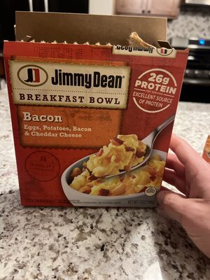 Jimmy Dean Breakfast Bowl, Bacon, Frozen, 7 oz Bowl