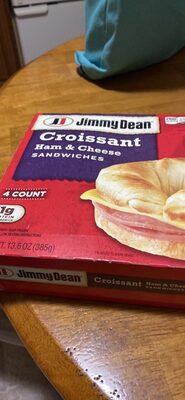 Ham & Cheese Croissant Sandwiches, Ham & Cheese