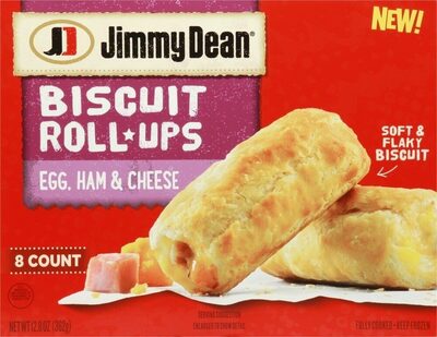 Egg, Ham & Cheese Biscuit Roll-Ups, Egg, Ham & Cheese