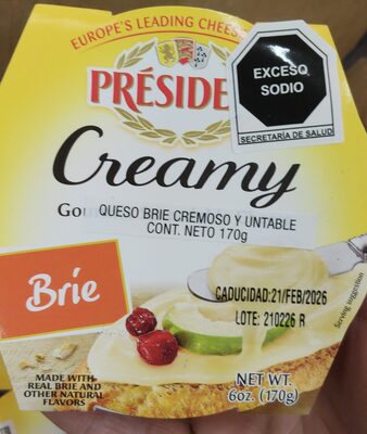 Creamy Brie Gourmet Spreadable Cheese, Brie