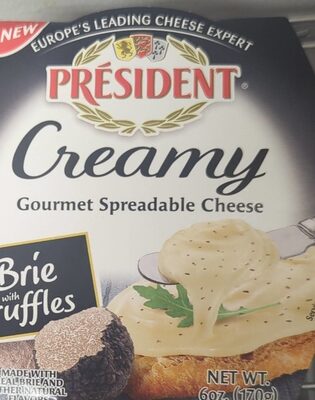Creamy Brie With Truffles Gourmet Spreadable Cheese