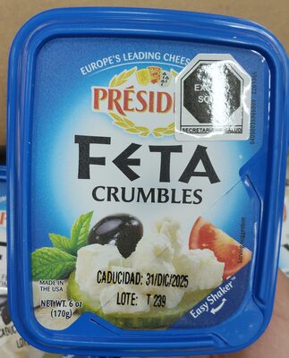 President, Feta Crumbles