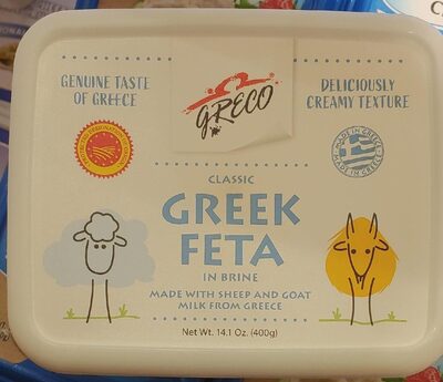 Classic Greek Feta In Brine, Classic