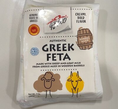 Creamy, Bold Flavor Authentic Greek Feta Cheese, Creamy, Bold