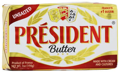 President, Butter, Unsalted, Unsalted