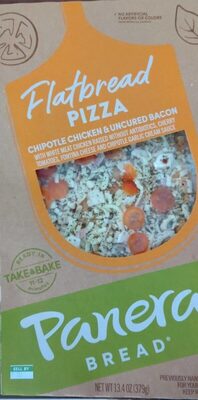 Chipotle Chicken & Uncured Bacon Flatbread Pizza, Chicken; Bacon