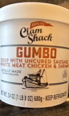 Soup With Uncured Sausage, White Meat Chicken & Shrimp Gumbo