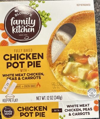 White Meat Chicken, Peas & Carrots Chicken Pot Pie