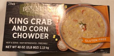 King Crab And Corn Chowder, King Crab And Corn