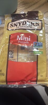 Snyder's of Hanover, Mini Pretzels, Snack Pack 1.5 Oz