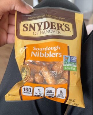 Snyder's of Hanover Pretzels, Sourdough Pretzels Nibblers, Snack Bag 1.5 Oz