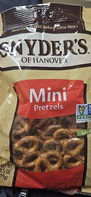 Snyder's of Hanover Mini Pretzels, 3.5 Oz