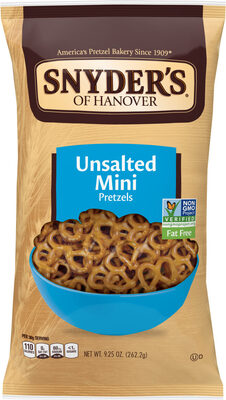 Unsalted Mini Pretzels, Unsalted