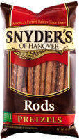 Snyder's of Hanover, Pretzel Rods, 10 Oz Bag