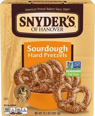 Snyder's of Hanover Pretzels, Sourdough Hard Pretzels, 13.5 Oz Box