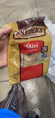 Snyder's of Hanover Mini Pretzels, Individual Packs, 2.25 Oz