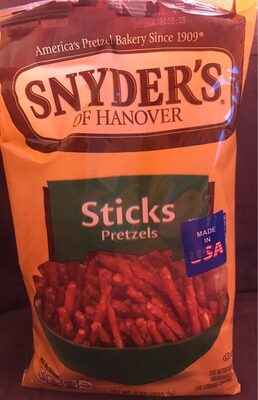 Snyder's of Hanover Pretzel Sticks, 9 Oz