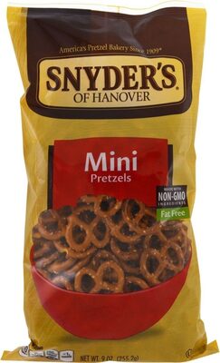 Snyder's of Hanover Pretzels, Mini Pretzels, 9 Oz
