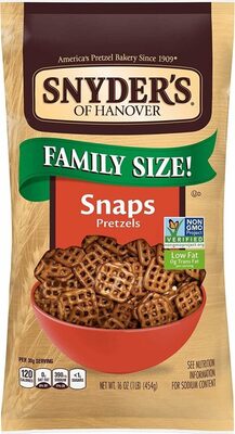 Snyder's of Hanover Snaps Pretzels, 16 Oz Bag