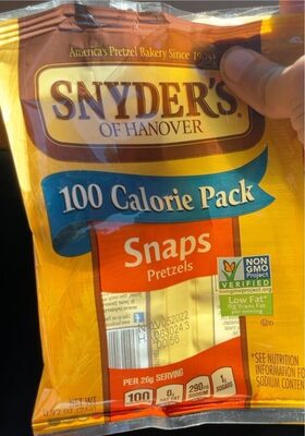 Snaps Pretzels