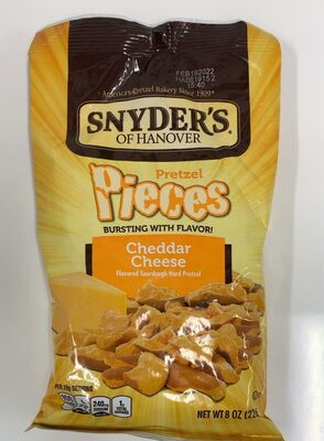 Snyder's of Hanover Pretzel Pieces, Cheddar Cheese, 8 oz
