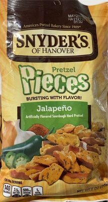 Snyder's of Hanover Jalapeno Flavored Pretzel Pieces, 8 Oz