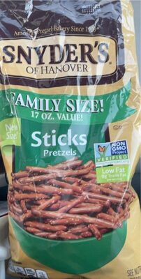 Snyder's of Hanover Pretzel Sticks,  17 Oz