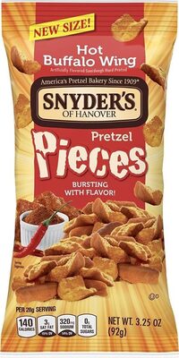 Pretzel Pieces Bursting, Hot Buffalo Wing