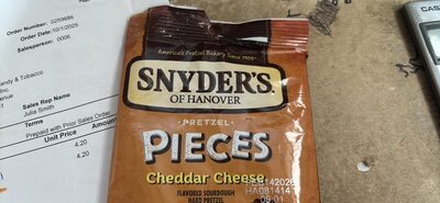 Snyder's of Hanover Pretzel Pieces, Cheddar Cheese, 3.25 oz