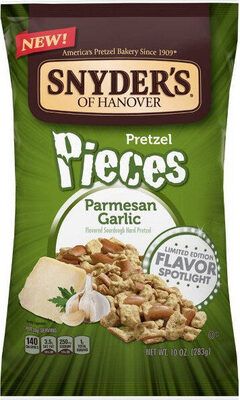Pieces Parmesan Garlic Pretzel, Parmesan; Garlic