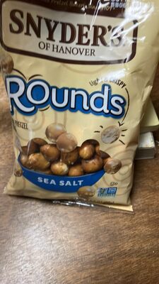Snyder's of Hanover Pretzels, Rounds, Sea Salt, 3.5 Oz
