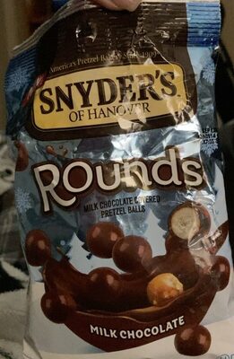 Snyder's of Hanover Pretzels, Rounds Milk Chocolate, 5 Oz