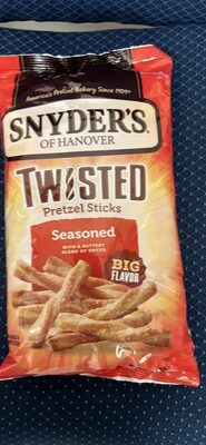 Snyder's of Hanover, Seasoned Twisted Pretzel Sticks, 12 Oz Bag