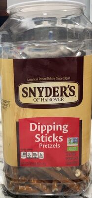 Snyder's of Hanover, Pretzel Dipping Sticks, 24 Oz Canister