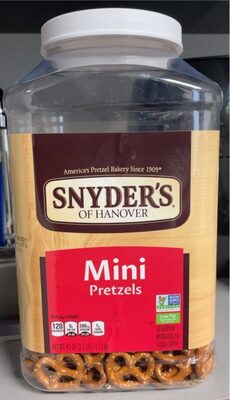 Snyder's of Hanover Mini Pretzels, 40 Oz Canister
