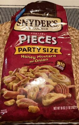 Snyder's of Hanover Honey Mustard & Onion Flavored Pretzel Pieces, 18 Oz