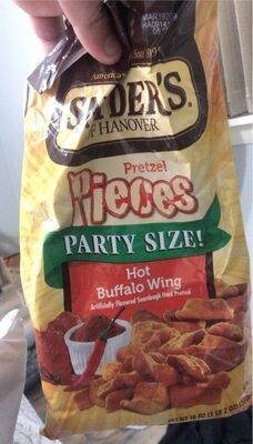 Snyder's of Hanover Hot Buffalo Wing Flavored Pretzel Pieces, 18 Oz