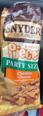 Snyder's of Hanover Cheddar Cheese Flavored Pretzel Pieces, 18 Oz