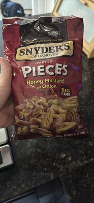 Snyder's of Hanover Honey Mustard & Onion Flavored Pretzel Pieces, 11.25 Oz