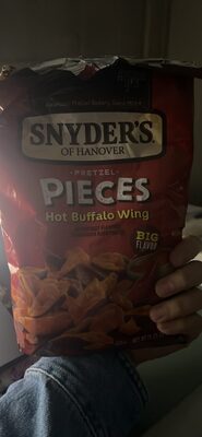Snyder's of Hanover Hot Buffalo Wing Flavored Pretzel Pieces, 11.25 Oz