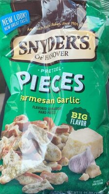 Snyder's of Hanover Parmesan Garlic Flavored Pretzel Pieces, 11.25 Oz Bag