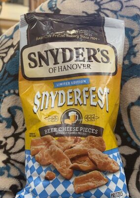 Snyder's of Hanover Pretzel Pieces, Limited Edition Snyderfest Beer Cheese, 10 Oz
