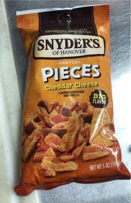 Snyder's of Hanover Cheddar Cheese Flavored Pretzel Pieces, 5 Oz