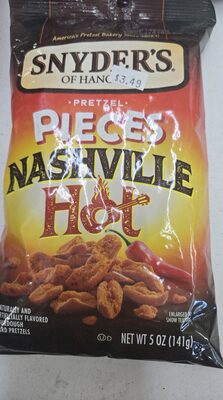 Snyder's of Hanover Pretzel Pieces, Nashville Hot, 5 Oz