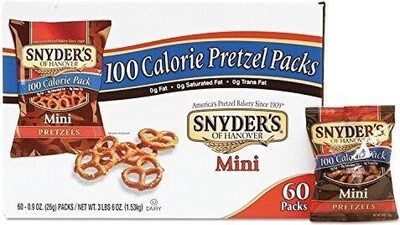 Snyder's of Hanover Variety Pack Pretzels, 60 Count 0.92 Oz