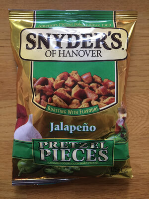 Jalapeno Pretzel Pieces Flavoured Sourdough Hard Pretzel, Jalapeno
