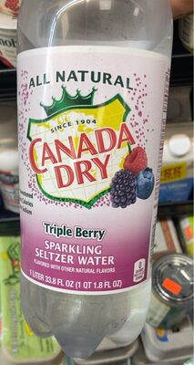 Triple Berry Sparkling Seltzer Water, Berry
