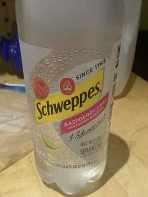 Raspberry Lime Flavored Sparkling Seltzer Water, Raspberry Lime