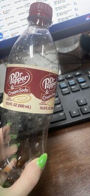 Dr Pepper Cream Soda, 16.9 Fl Oz, 6 Count